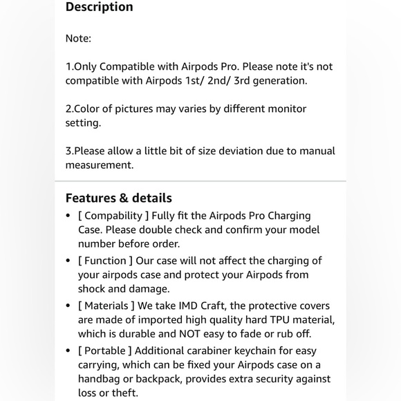 Panda AirPod Pro Case Cover - Picture 6 of 7